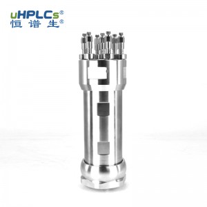 恒譜生液相色譜柱裝填裝置裝柱機勻漿罐配套一出一單接頭可定制，適用于柱管內(nèi)徑2.1#、3.0#、4.0#、4.6#、10#轉(zhuǎn)接頭